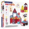 image:imageMAGNATILES Fire Rescue 27Piece Magnetic Construction Set The Original Magnetic Building Brand