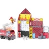 image:imageMAGNATILES Fire Station 50Piece Magnetic Construction Set The Original Magnetic Building Brand