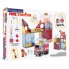 image:imageMAGNATILES Fire Station 50Piece Magnetic Construction Set The Original Magnetic Building Brand