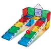 image:imageMAGNATILES Rail Racers Deluxe 90Piece Magnetic Construction Set The Original Magnetic Building Brand33Piece