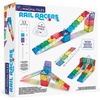 image:imageMAGNATILES Rail Racers Deluxe 90Piece Magnetic Construction Set The Original Magnetic Building Brand33Piece