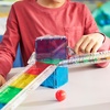image:imageMAGNATILES Rail Racers Deluxe 90Piece Magnetic Construction Set The Original Magnetic Building Brand33Piece