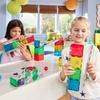image:imageMAGNATILES Rail Racers Deluxe 90Piece Magnetic Construction Set The Original Magnetic Building Brand90Piece