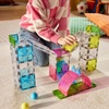 image:imageMAGNATILES Rail Racers Max 80Piece Magnetic Construction Set The Original Magnetic Building Brand