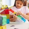 image:imageMAGNATILES Rail Racers Rail Pack 8Piece Magnetic Construction Set The Original Magnetic Building Brand
