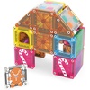 image:imageMAGNATILES microMAGS 24Piece Gingerbread House Travel Set The Original Magnetic Building BrandGingerbread