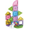 image:imageMAGNATILES microMAGS 24Piece Gingerbread House Travel Set The Original Magnetic Building BrandSpring Garden