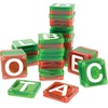 image:imageMAGNATILES microMAGS Learn Letters 56Piece Magnetic Construction Set The Original Magnetic Building Brand