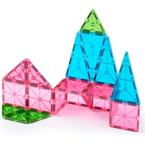 image:imageMAGNATILES Color Shop NEON 20Piece Magnetic Construction Set The Original Magnetic Building BrandFloral