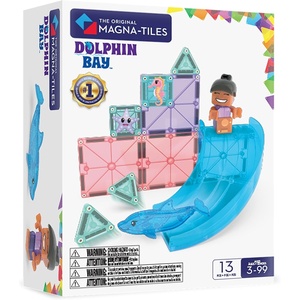 image:imageMAGNATILES Dolphin Bay 13Piece Magnetic Construction Set The Original Magnetic Building Brand
