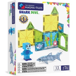 image:imageMAGNATILES Shark Dive 13Piece Magnetic Construction Set The Original Magnetic Building Brand