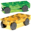 image:imageMAGNATILES Cars  Green amp Yellow 2Piece Magnetic Construction Set The Original Magnetic Building BrandGreen  Yellow