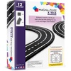 image:imageMAGNATILES XTRAS Roads 12 Piece Magnetic Construction Set The ORIGINAL Magnetic Building Brand