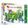 image:imageMAGNATILES Dino World XL 50Piece Magnetic Construction Set The ORIGINAL Magnetic Building Brand