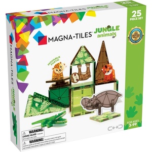 image:imageMAGNATILES Jungle Animals 25Piece Magnetic Construction Set The ORIGINAL Magnetic Building Brand