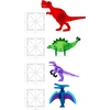 image:imageMAGNATILES Dino World 40Piece Magnetic Construction Set The ORIGINAL Magnetic Building Brand