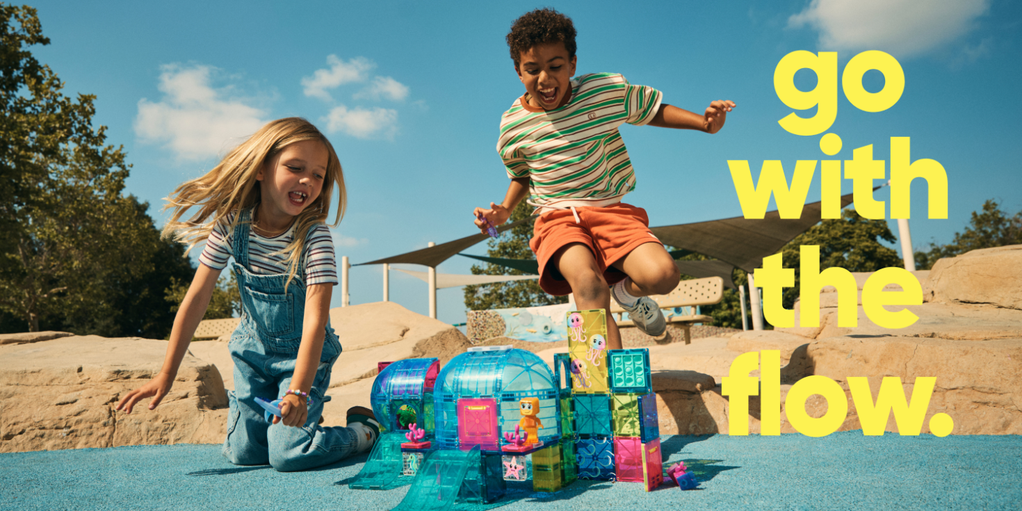 MAGNA-TILES : Creative Magnetic Construction Sets,Build, Learn & Imagine,Build the Future with Creativity